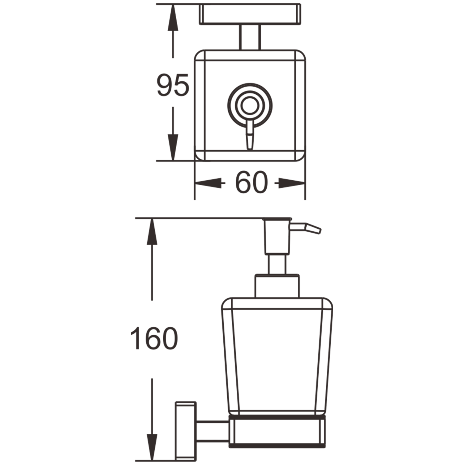 Дозатор жидкого мыла BELZ (B90327) - фото 2