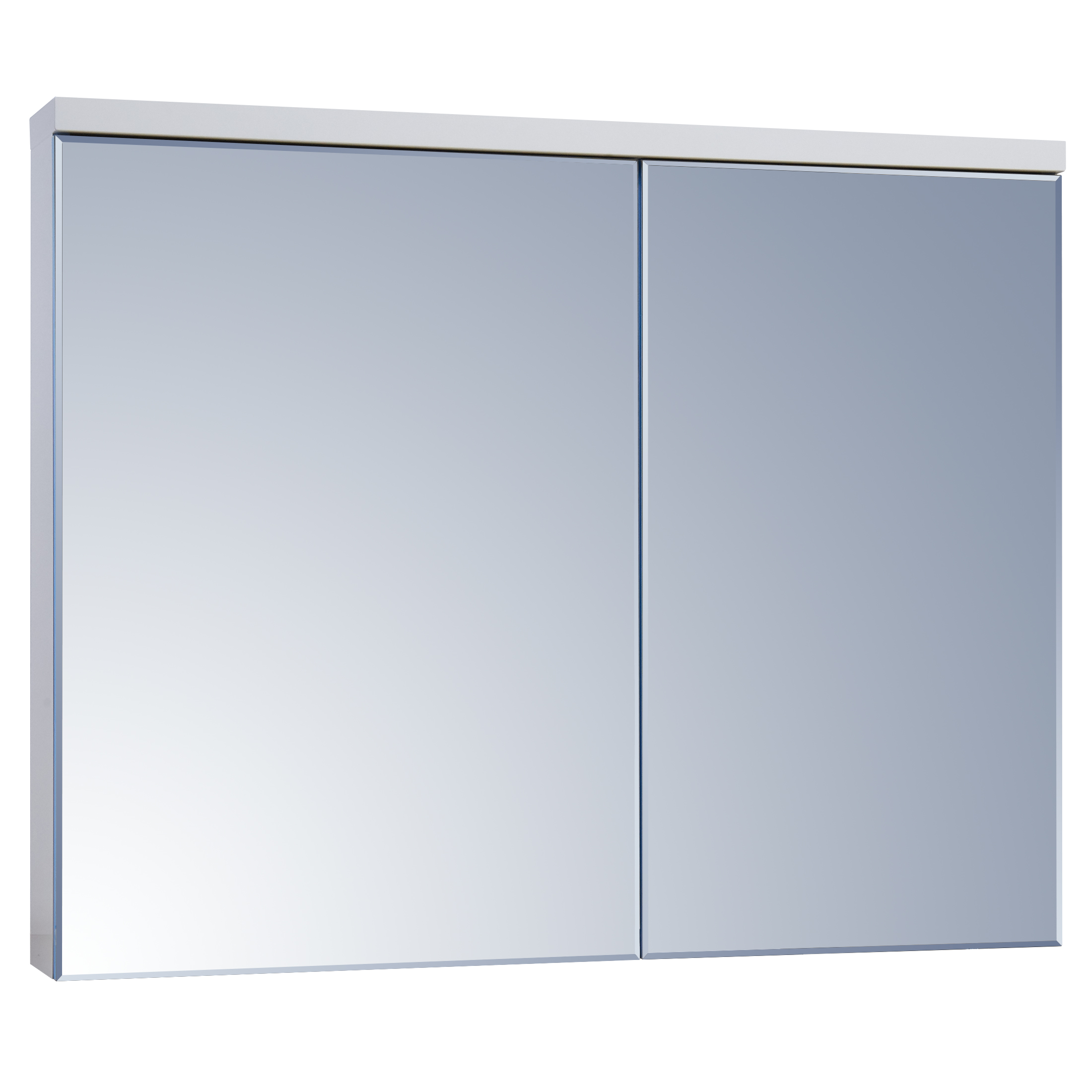 Зеркальный шкаф Aquaton Брук 100 белый (1A200702BC010) - фото 1