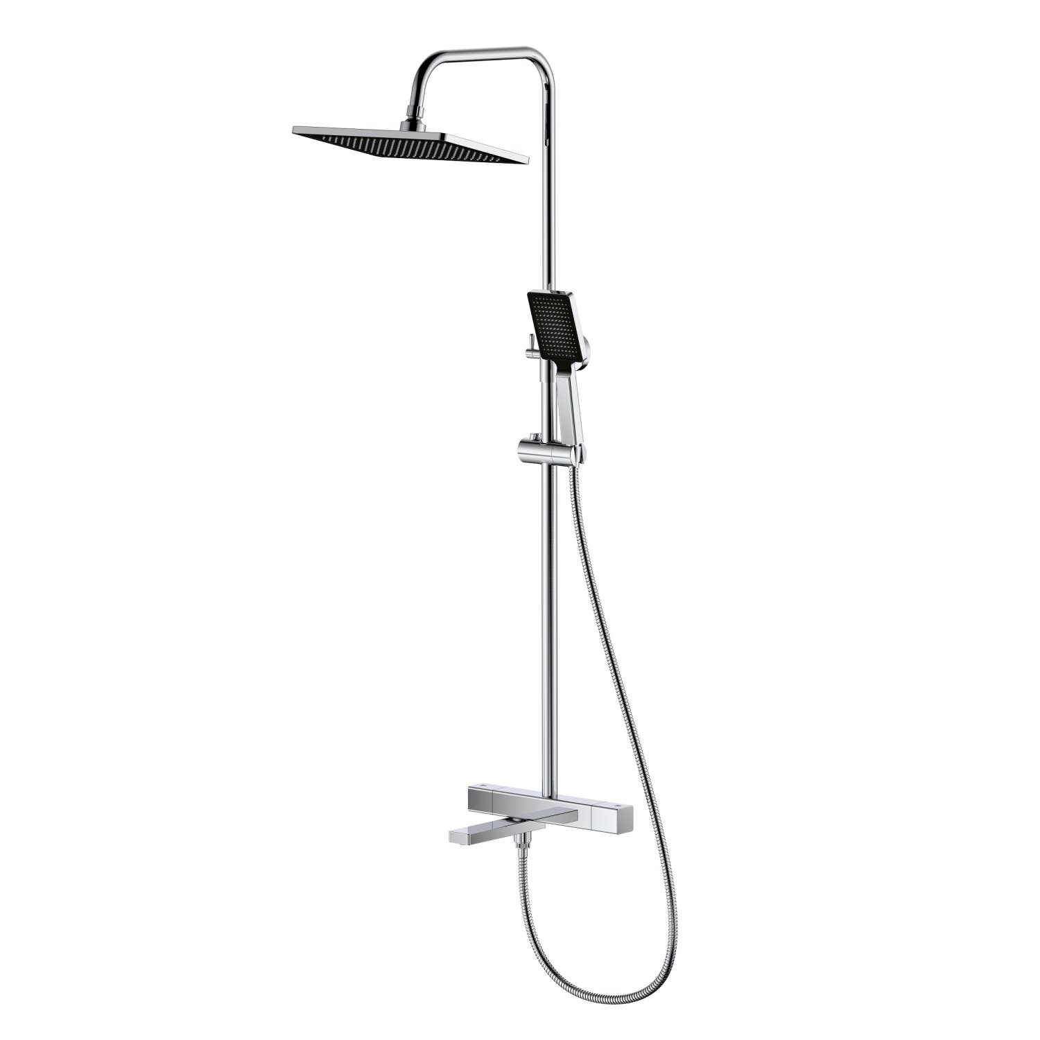 Тропическая душевая система RUSH термостатическая с изливом хром (ST4235-60) - фото 1