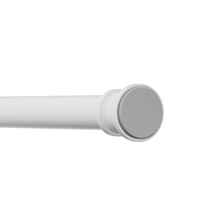 Карниз для ванной комнаты, 110-200 см, белый матовый, Elegante, IDDIS, (RSW0120i14) - фото 3