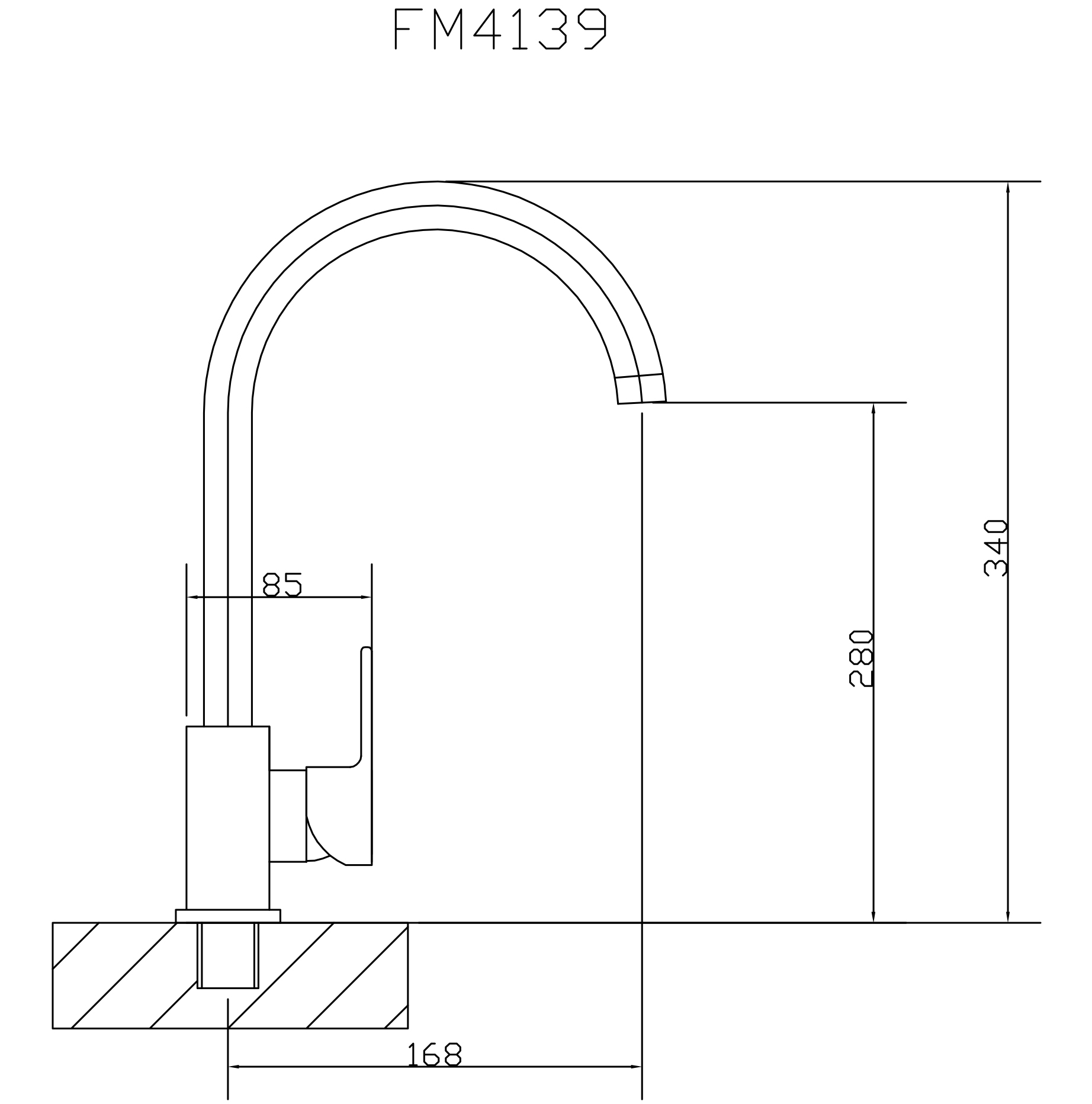 Смеситель для кухни Fmark (FM4139) - фото 2