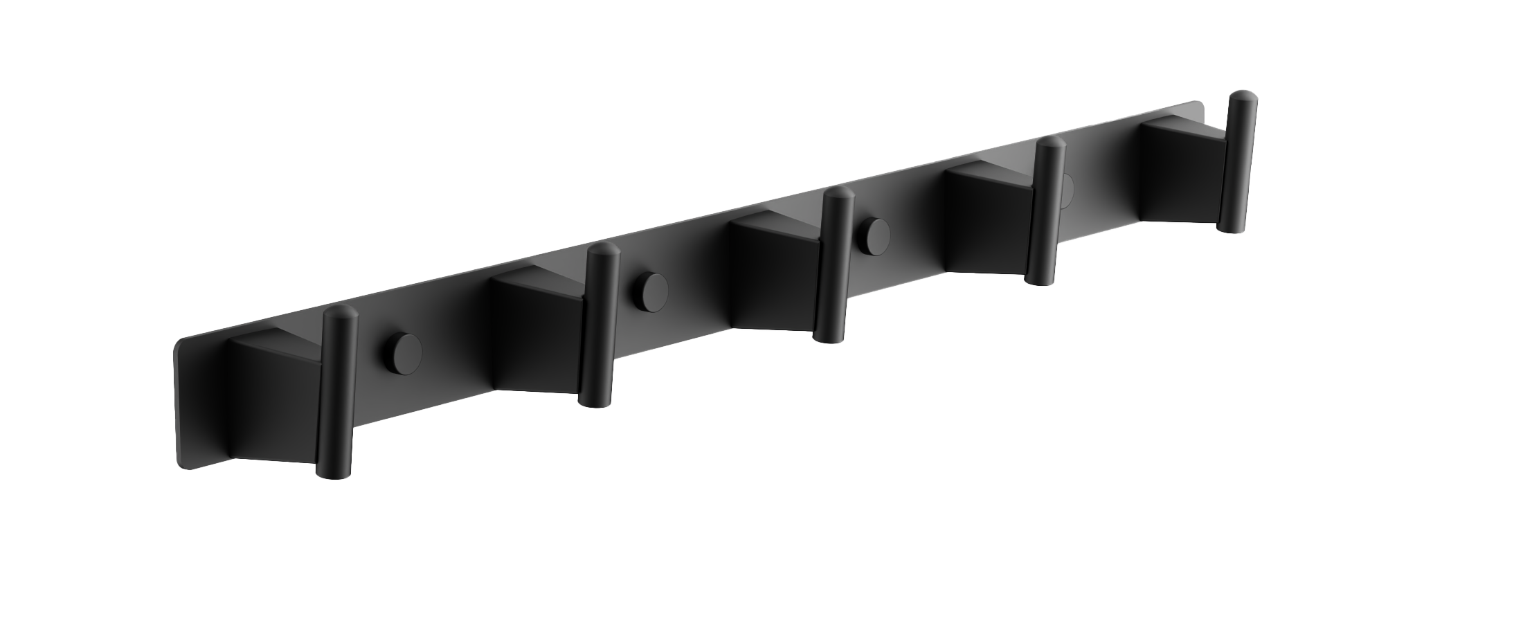 Планка с 5-ю крючками BELZ черный (B91415-5)