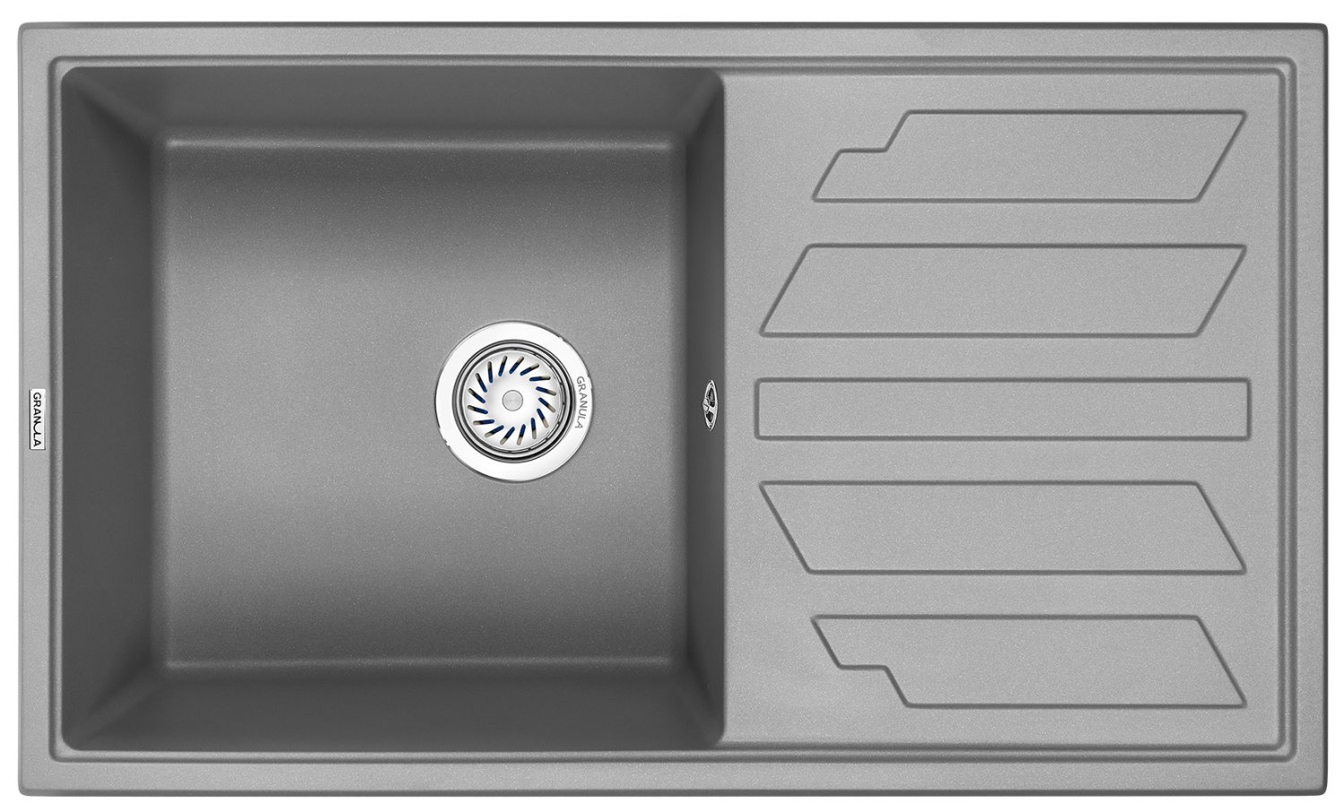 Кухонная мойка GRANULA (8601, АЛЮМИНИУМ ) - фото 1