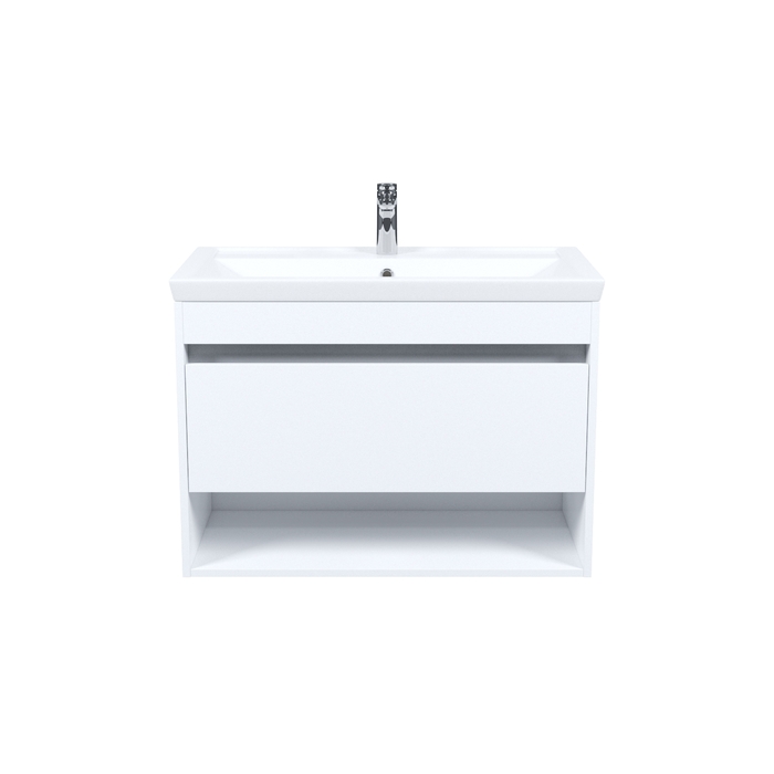 Тумба с умывальником IDDIS Zodiac X подвесная, с нишей, 80 см, белый, подходит умыв. 4078000i28 (ZDX80WNi95K) - фото 2