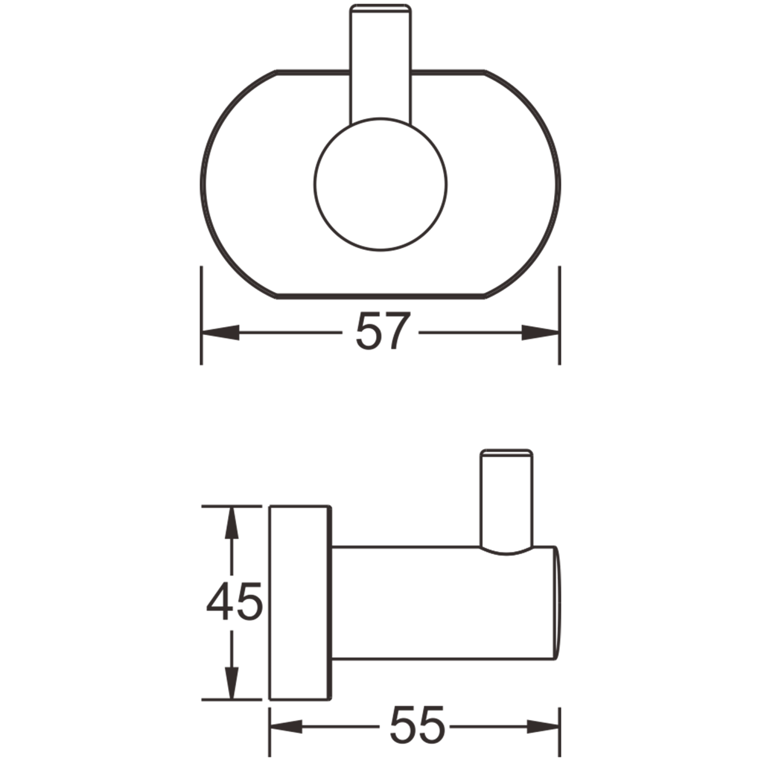 Крючок BELZ (B90105-1) - фото 2