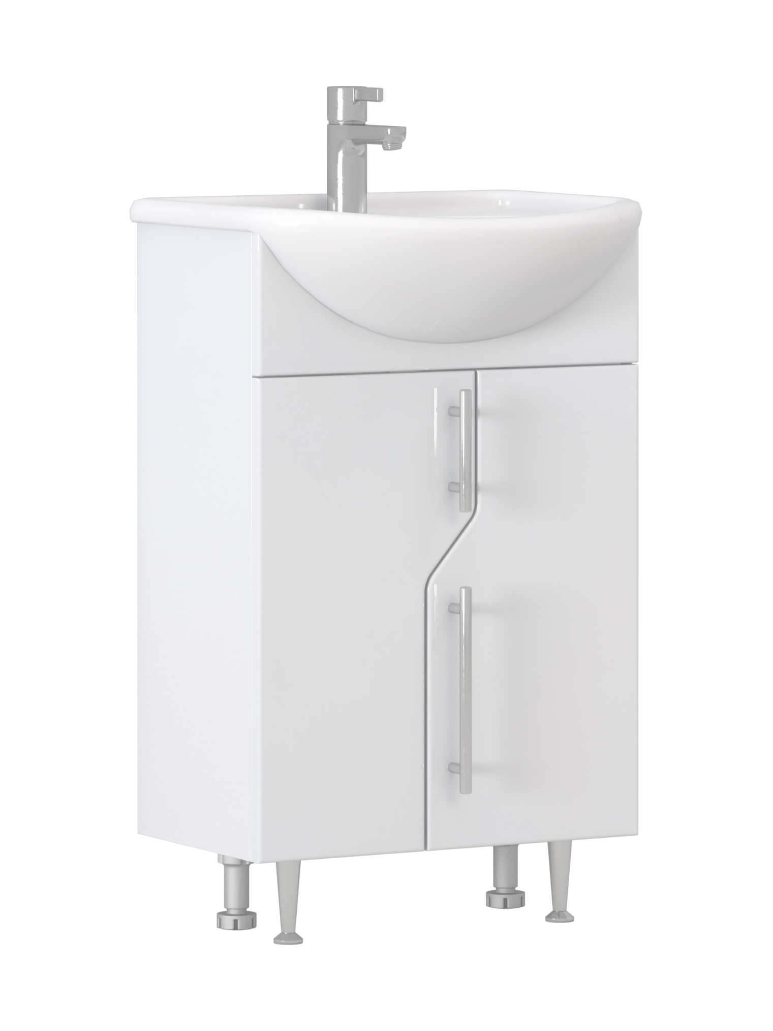 Тумба под раковину VIGO Turin 500-2-0 (Уют) поставляется в разобранном виде (224)