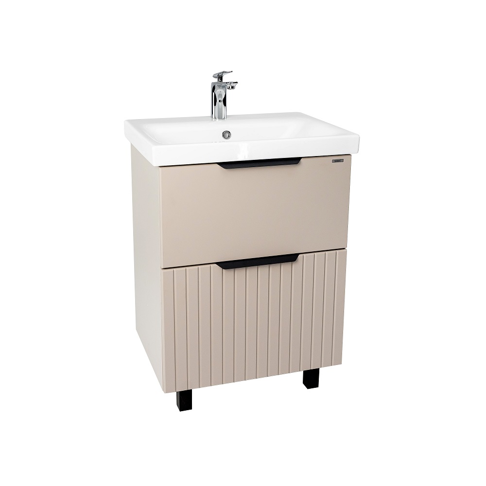 Тумба VIANT "Сицилия" MODUO 50 2 ящика капучино 380x470x820 (VSIC50MDCAP-T2Y)