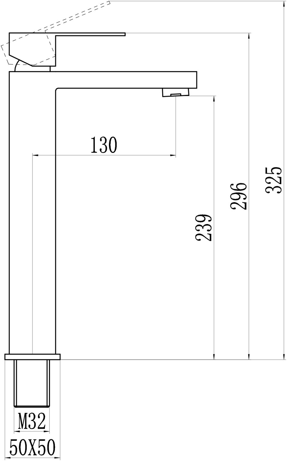 Смеситель для раковины Savol (S-SUS2003) - фото 2