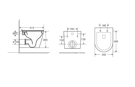 Комплект D&K Унитаз подвесной безободковый DT1026016, Инсталляция DI8050127, Клавиша смыва DB1529001.2, хром (DS1021615) Комплект D&K Унитаз подвесной безободковый DT1026016, Инсталляция DI8050127, Клавиша смыва DB1529001.2, хром (DS1021615) - фото 7