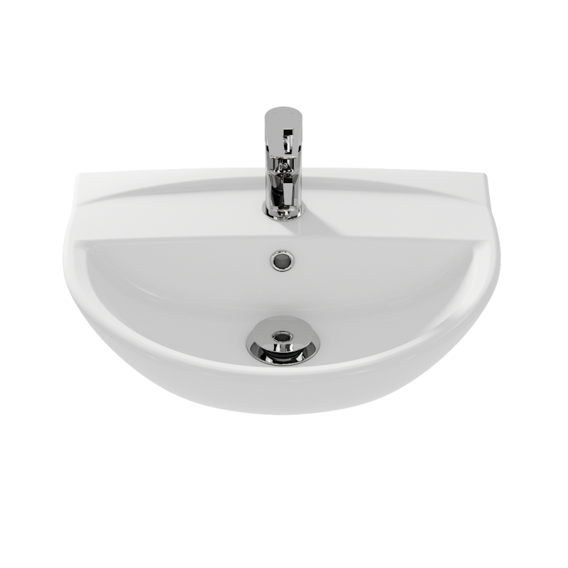 Раковина подвесная MITO RED 50 1 отв. (S-UM-MIR50/1-w) - фото 1