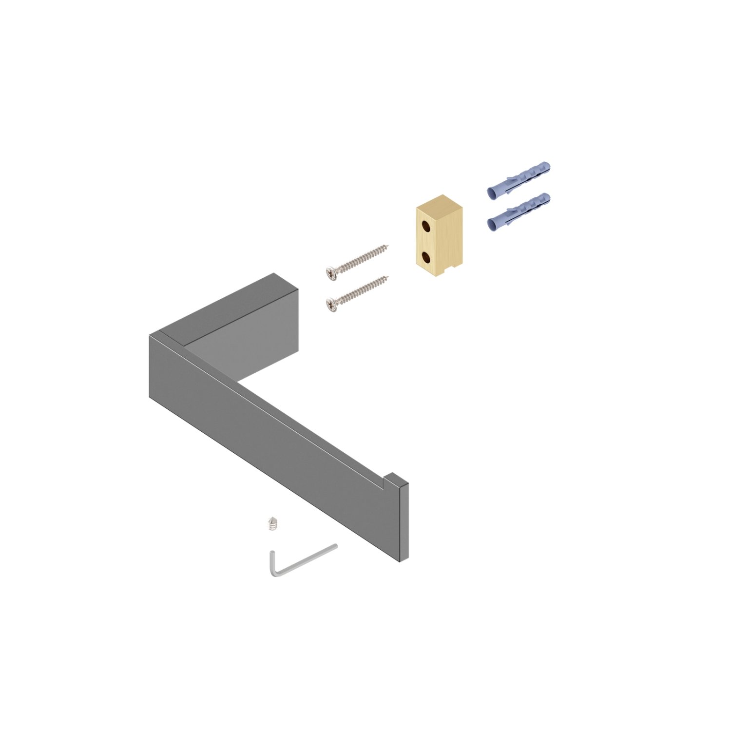 Бумагодержатель Timo Petruma черное золото (15241/18) - фото 2