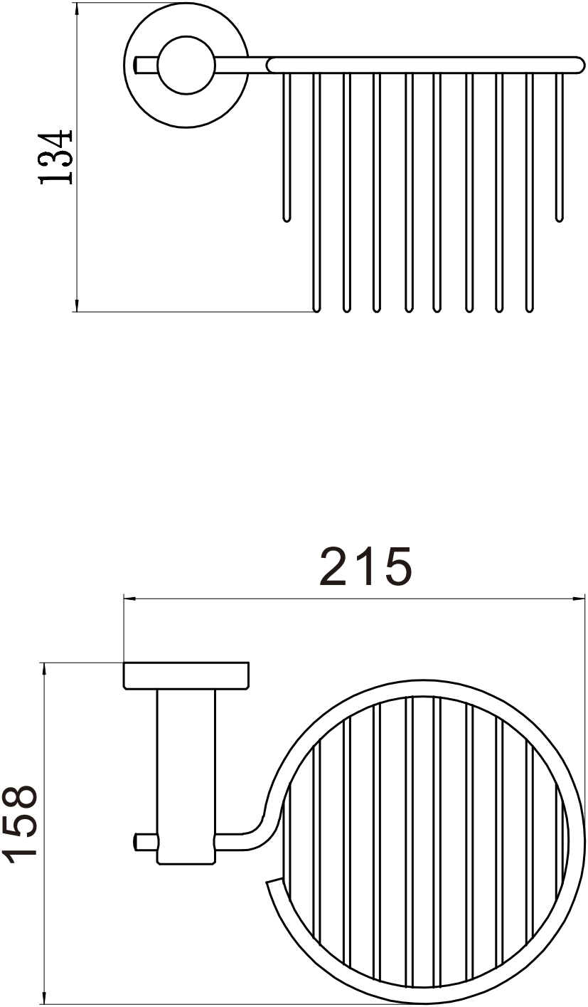 Держатель для туалетной бумаги Savol (S-005633C) - фото 2