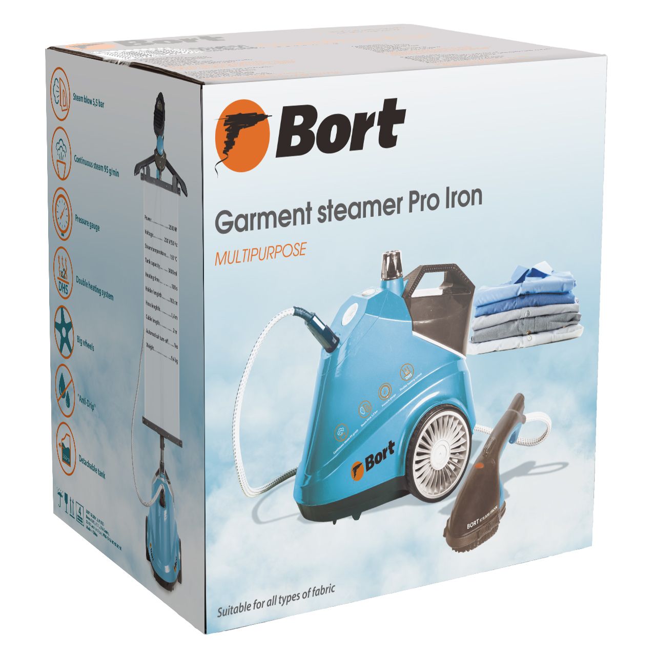 Отпариватель для одежды Bort Pro Iron (93410587) - фото 15