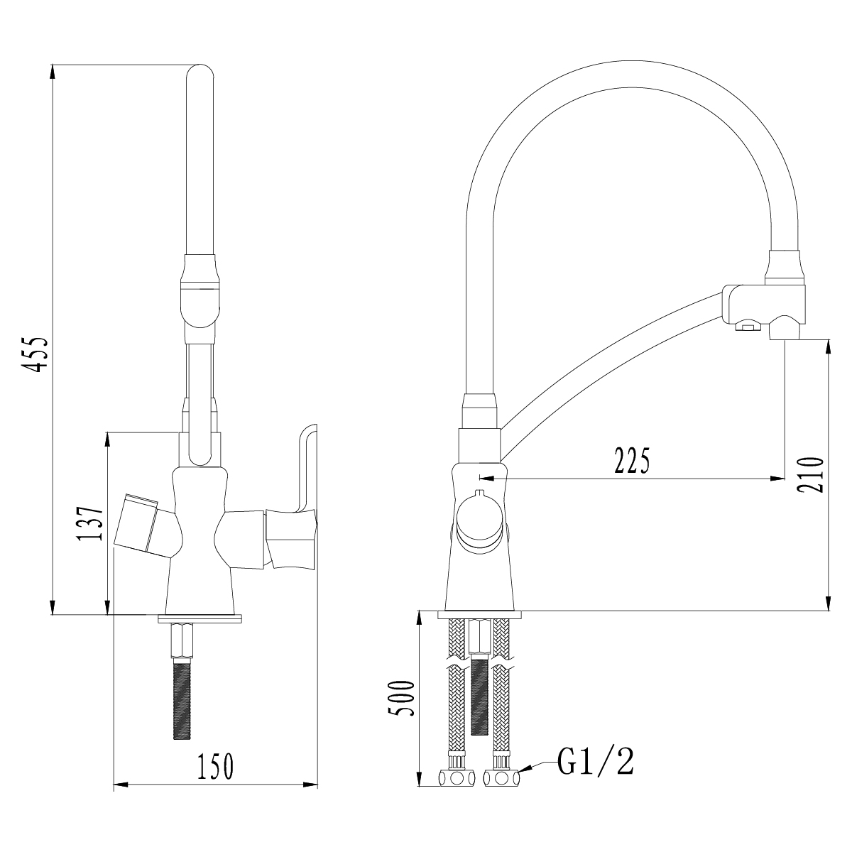 Смеситель для кухонной мойки Lemark Comfort (LM3070C) Смеситель для кухонной мойки Lemark Comfort (LM3070C) - фото 3