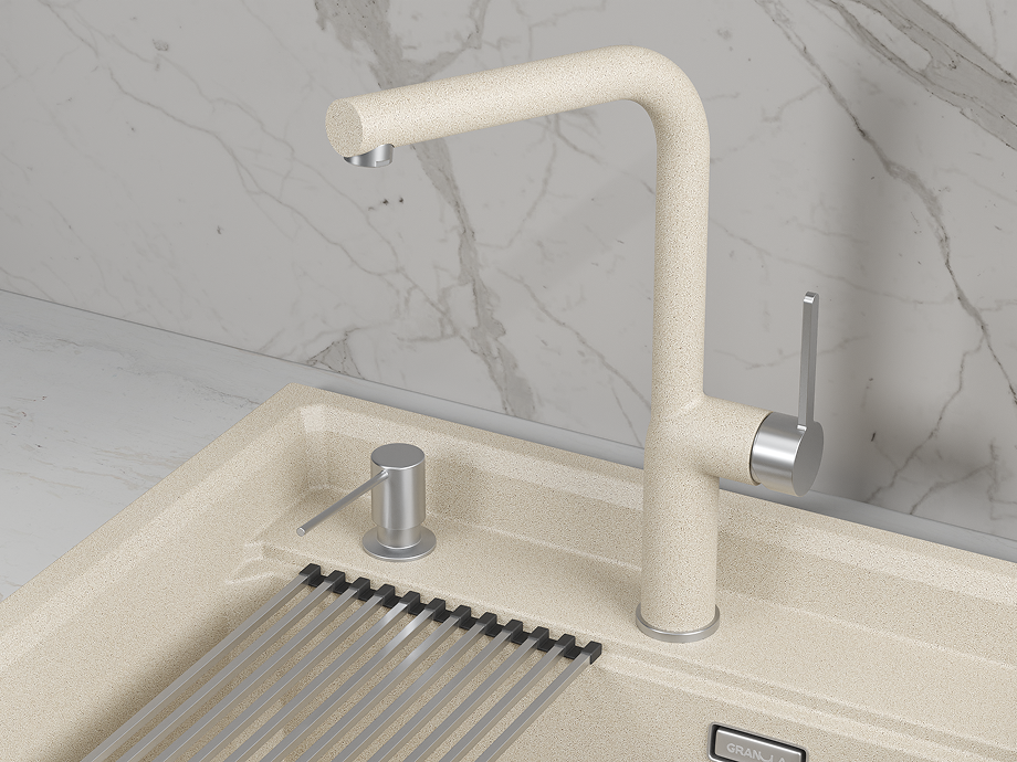 Смеситель для кухни GRANULA (9502, ПИРИТ) - фото 2