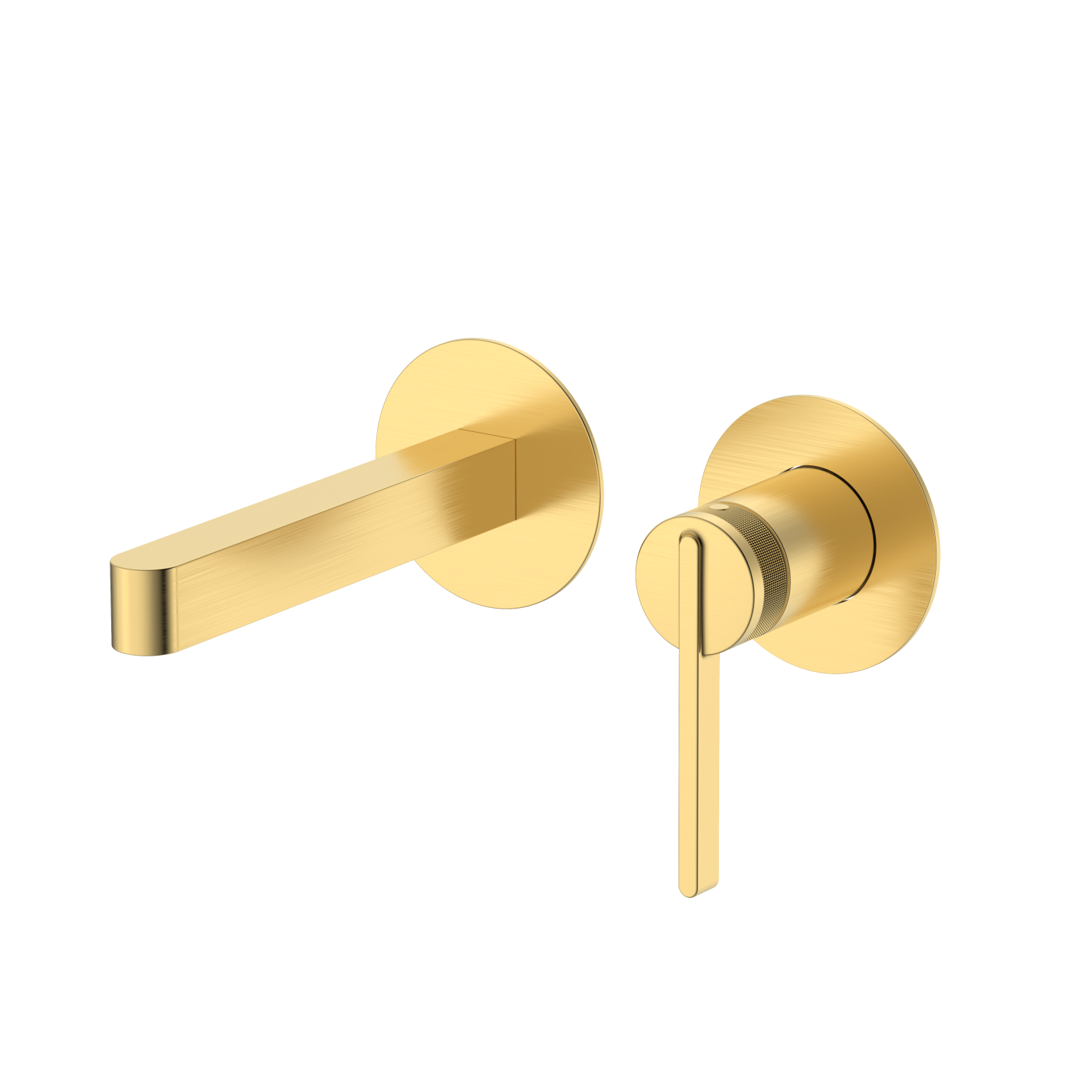 Смеситель для раковины DQ Bonn встраиваемый настенный мат.золото (DA1704407) - фото 1