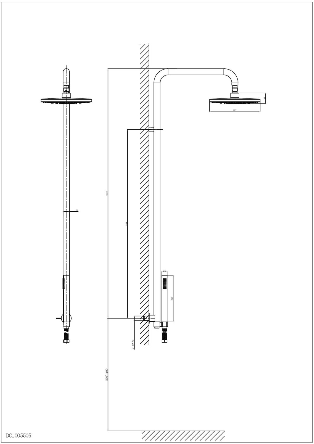 Душевая стойка DK (DC1005505) - фото 2