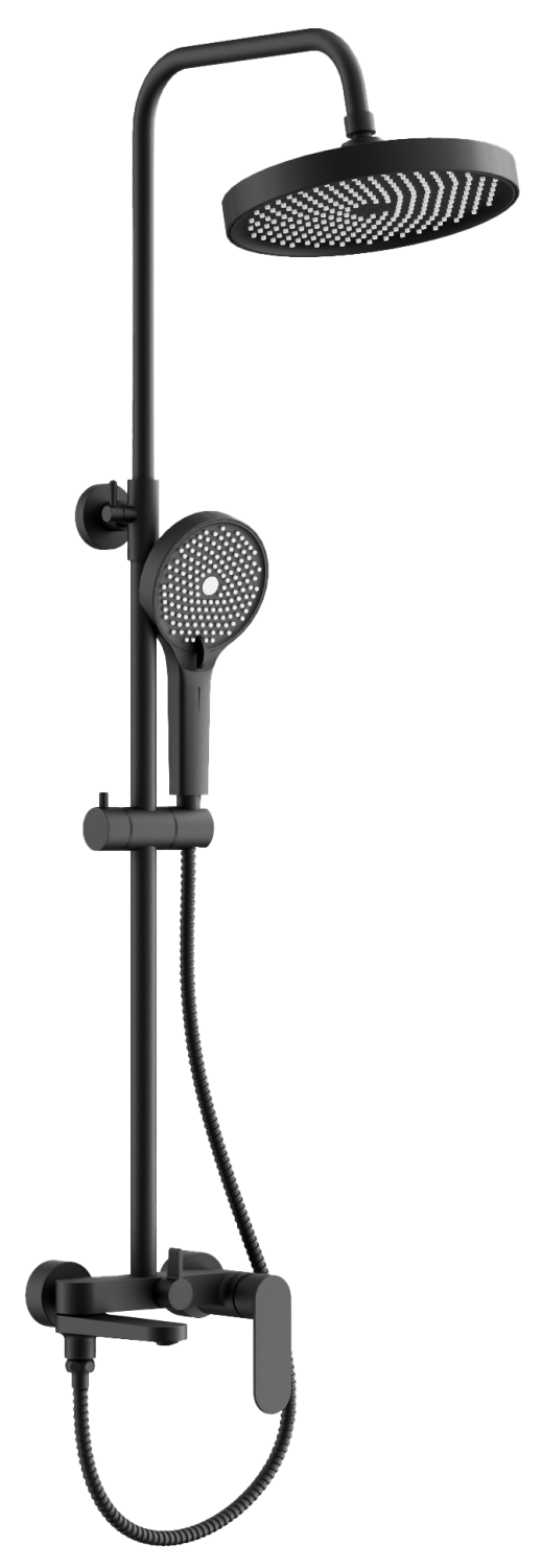 Душевая система BELZ черный (B24713-7) - фото 1