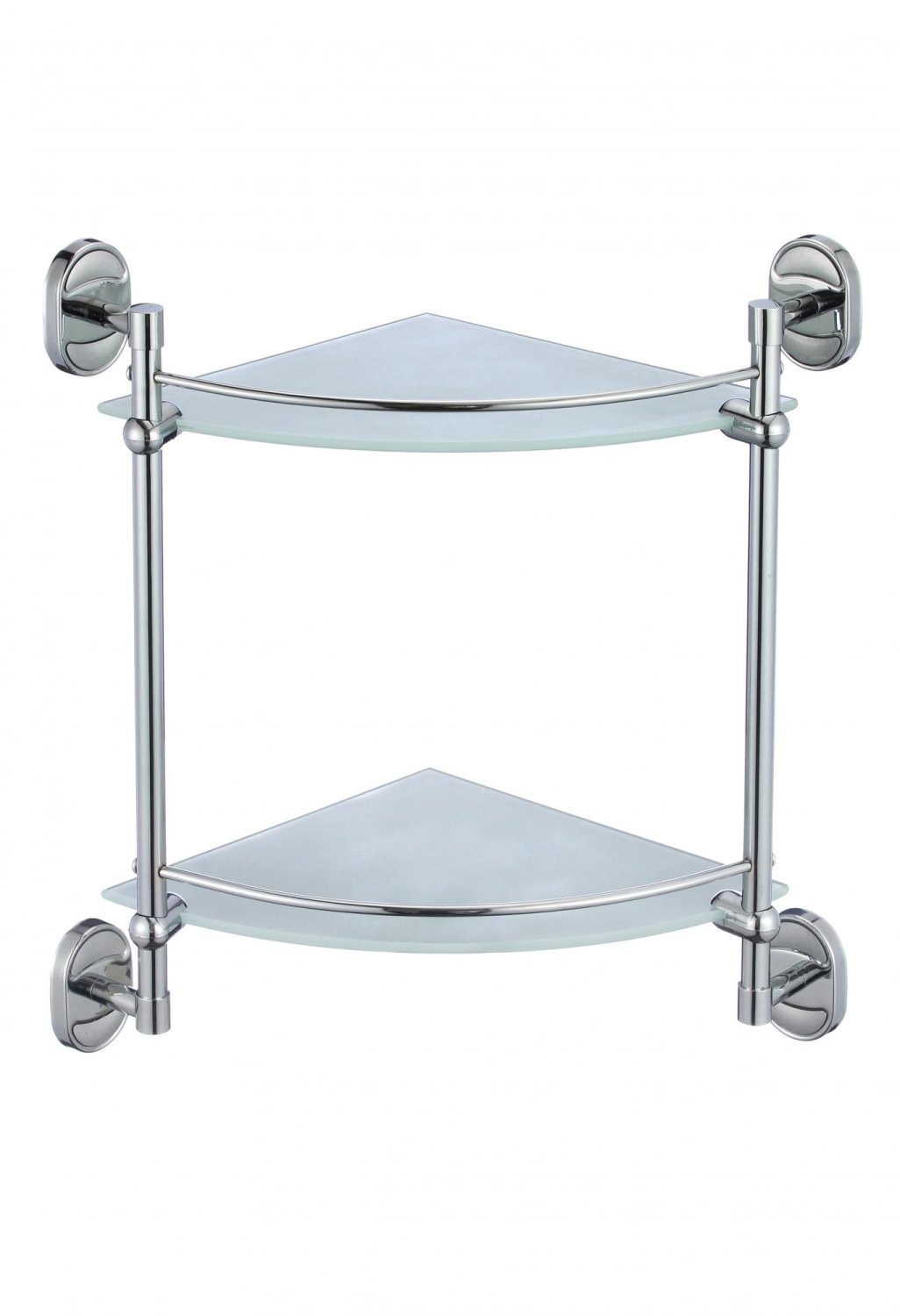 Полка угловая двойная (стеклянная) Savol 70 (S-007073-2) - фото 1