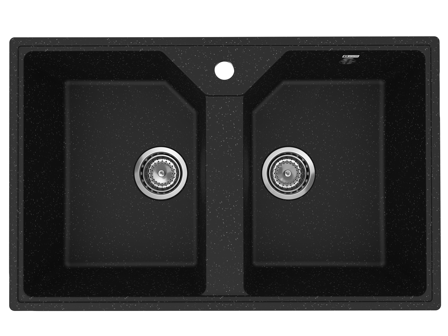 Мойка Practik черный оникс (PR-M 770-004) - фото 1