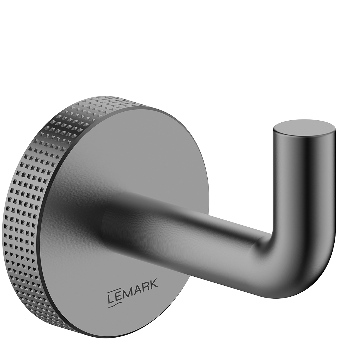 Крючок для полотенец Lemark BELUGA, сталь, графит (LMA-8011S1-GM) - фото 1