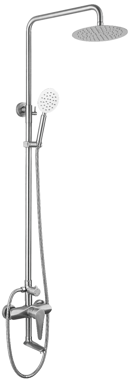 Душевая система ПСМ-ПРОФСАН STEEL (PSM-300-8) Душевая система ПСМ-ПРОФСАН STEEL (PSM-300-8) - фото 1