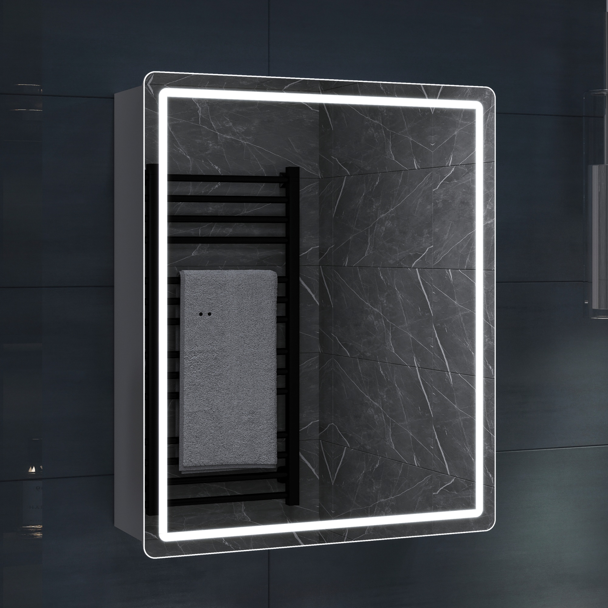 Зеркальный шкаф VIGO Geometry Classic 500 с зеркалом (453) - фото 8