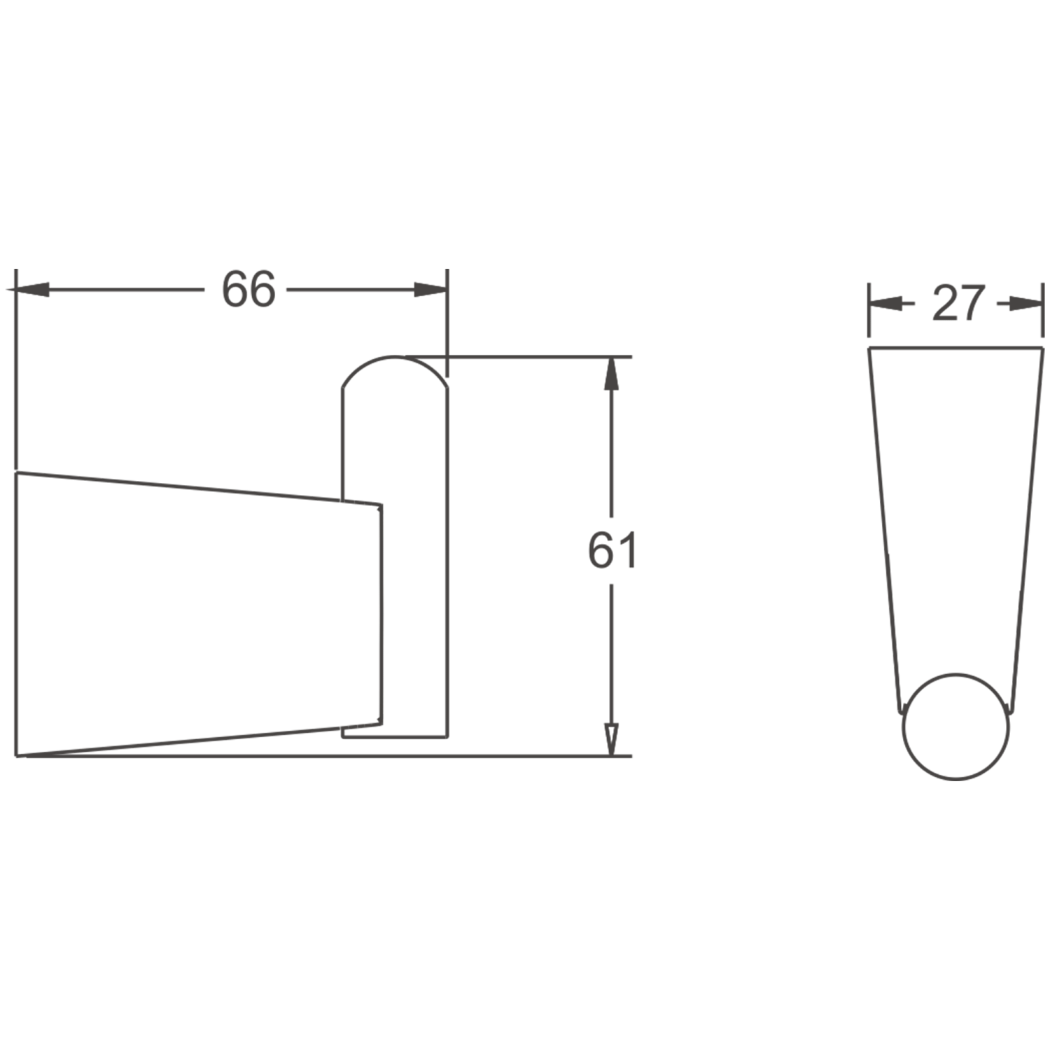 Крючок BELZ черный (B91405-1) - фото 2