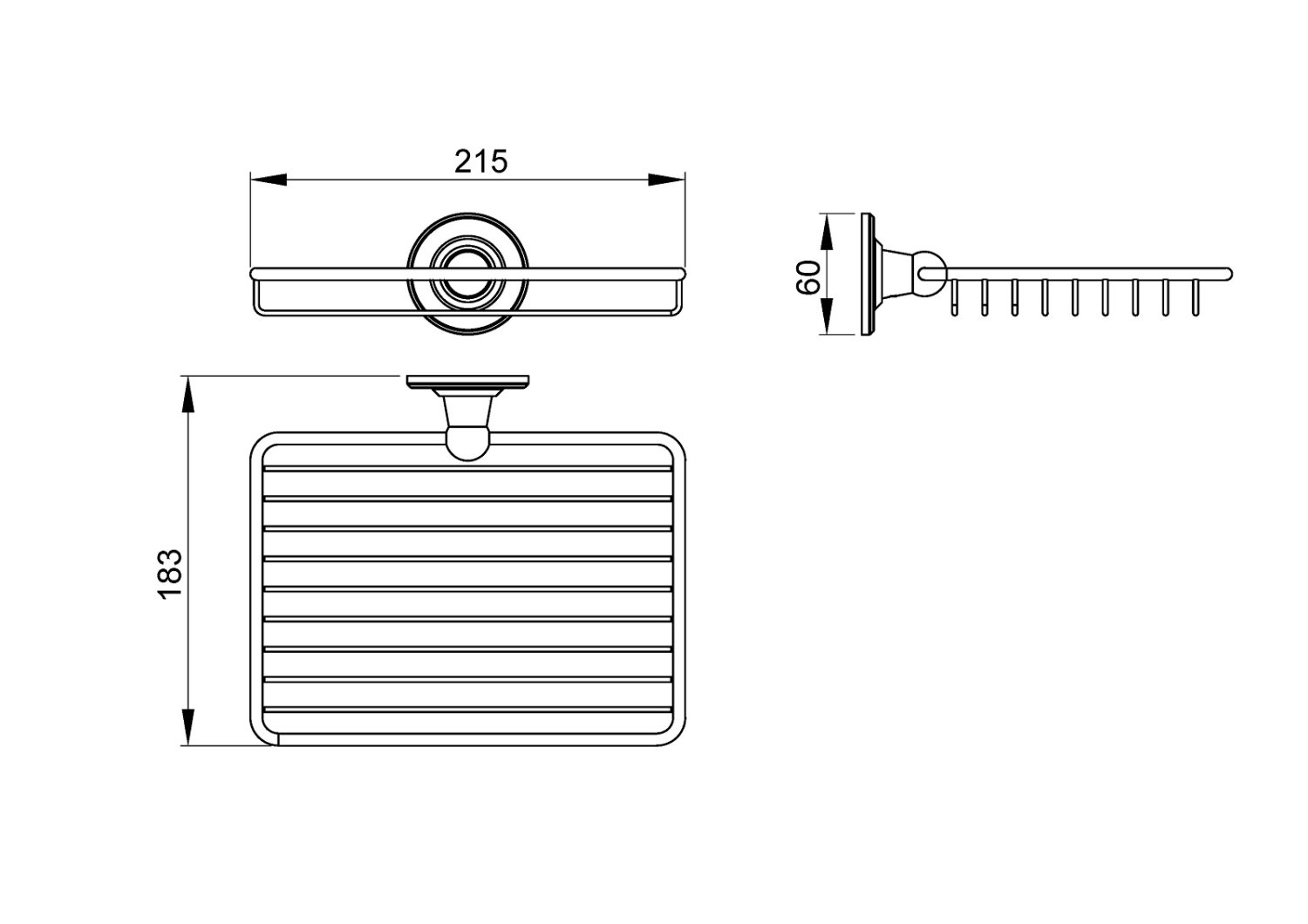 Полка для мочалок Timo Nelson (150022/00) - фото 3