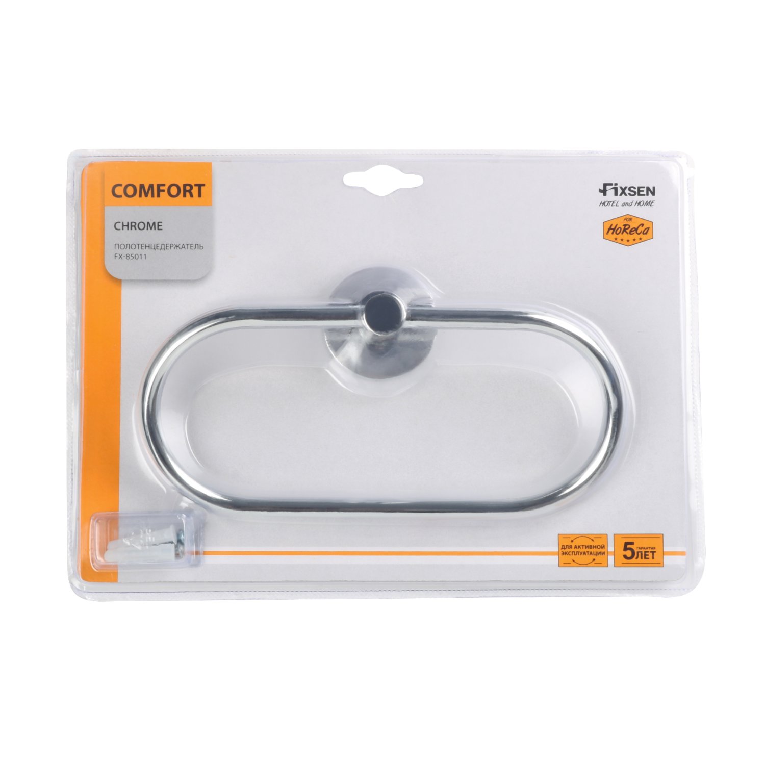 Полотенцедержатель кольцо хром Fixsen Comfort Chrome (FX-85011) - фото 2
