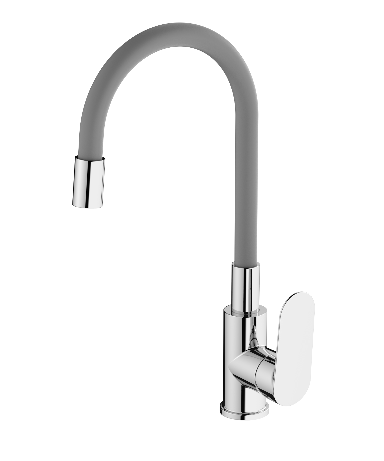 Смеситель для кухни HAIBA хром/серый (HB73796) - фото 1