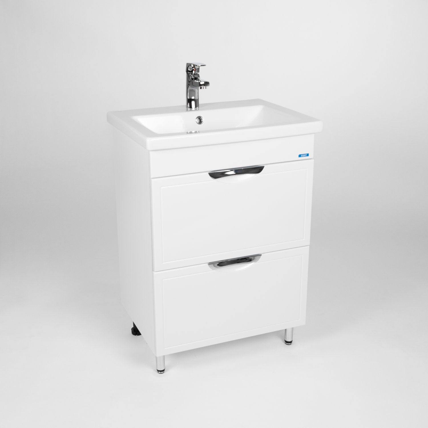 Тумба VIANT "Лима" COMO 60 2 ящика 430х560х820 (VLIM60CO-T2Y) - фото 1