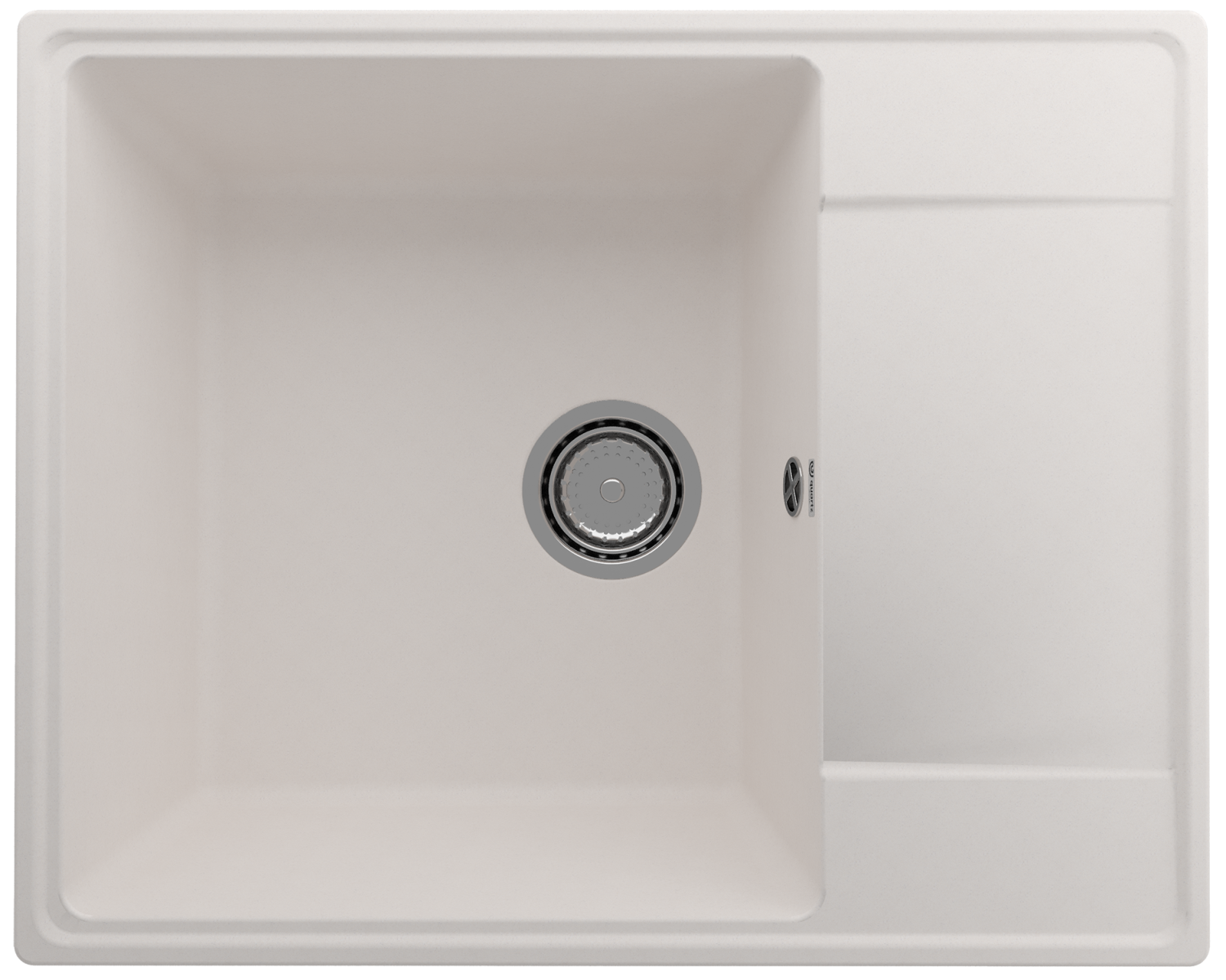 Мойка ULGRAN Quartz жасмин (Prima 605-01) - фото 1