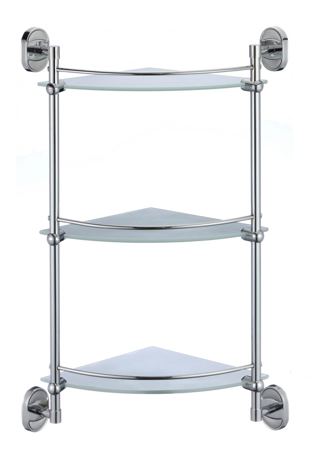 Полка угловая тройная (стеклянная) Savol 70 (S-007073-3) - фото 1