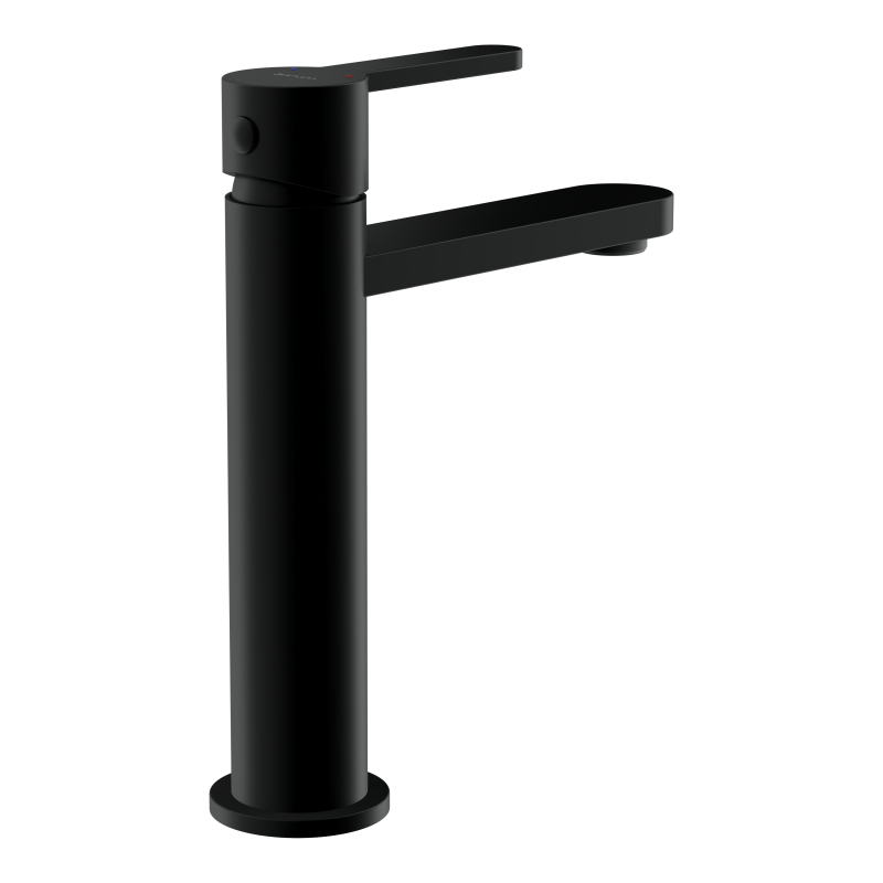 Смеситель для раковины CERSANIT OLIVA однорычажный черный (68960) - фото 4