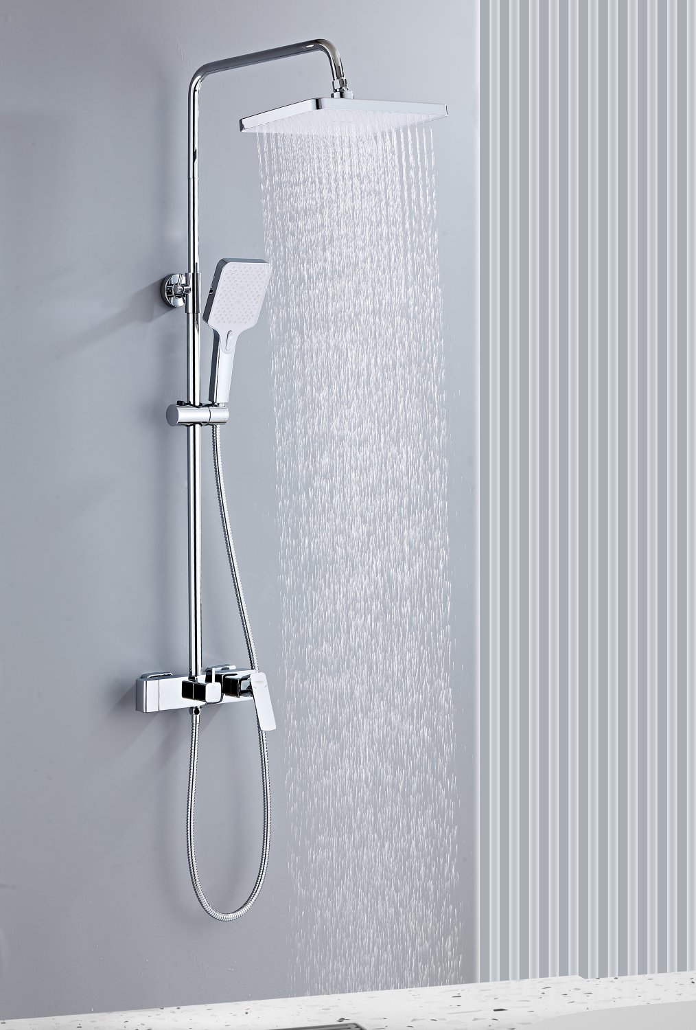 Душевая система HAIBA хром (HB24512) - фото 2
