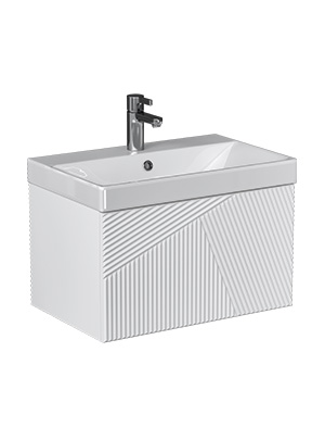 Тумба Velvex подвесная Edge 60.1Y (белая) (tp.EDG.9696.60.1Y белый глянец)