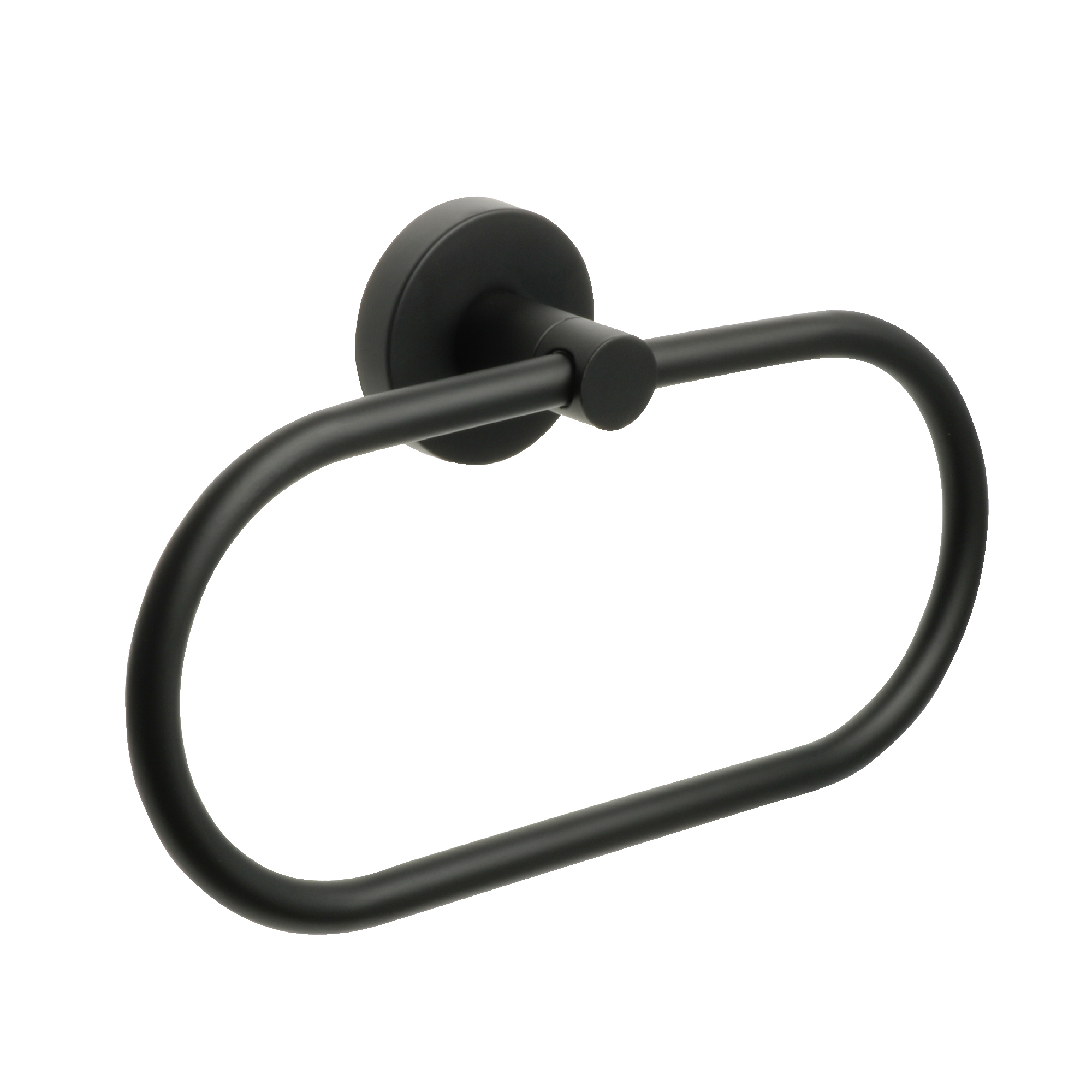 Полотенцедержатель кольцо черный Fixsen Comfort  Black (FX-86011) - фото 1