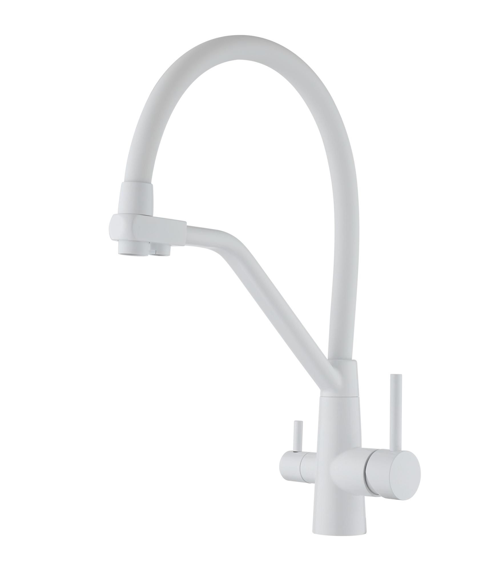 Смеситель Fmark для кухонной мойки под фильтр питьевой воды (FS0662-W)