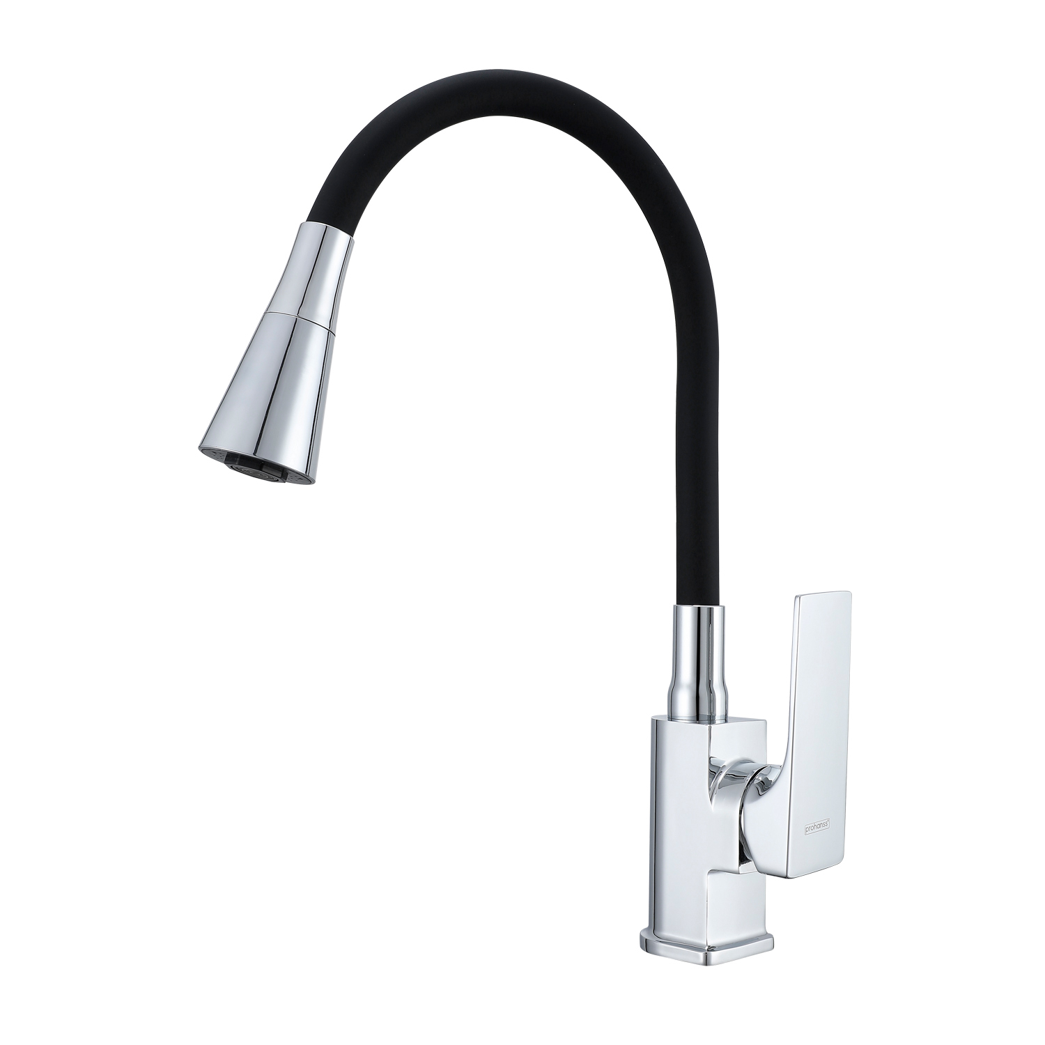 Смеситель Prohanss для кухни высокий гибкий излив, хром (P61.4406) - фото 1