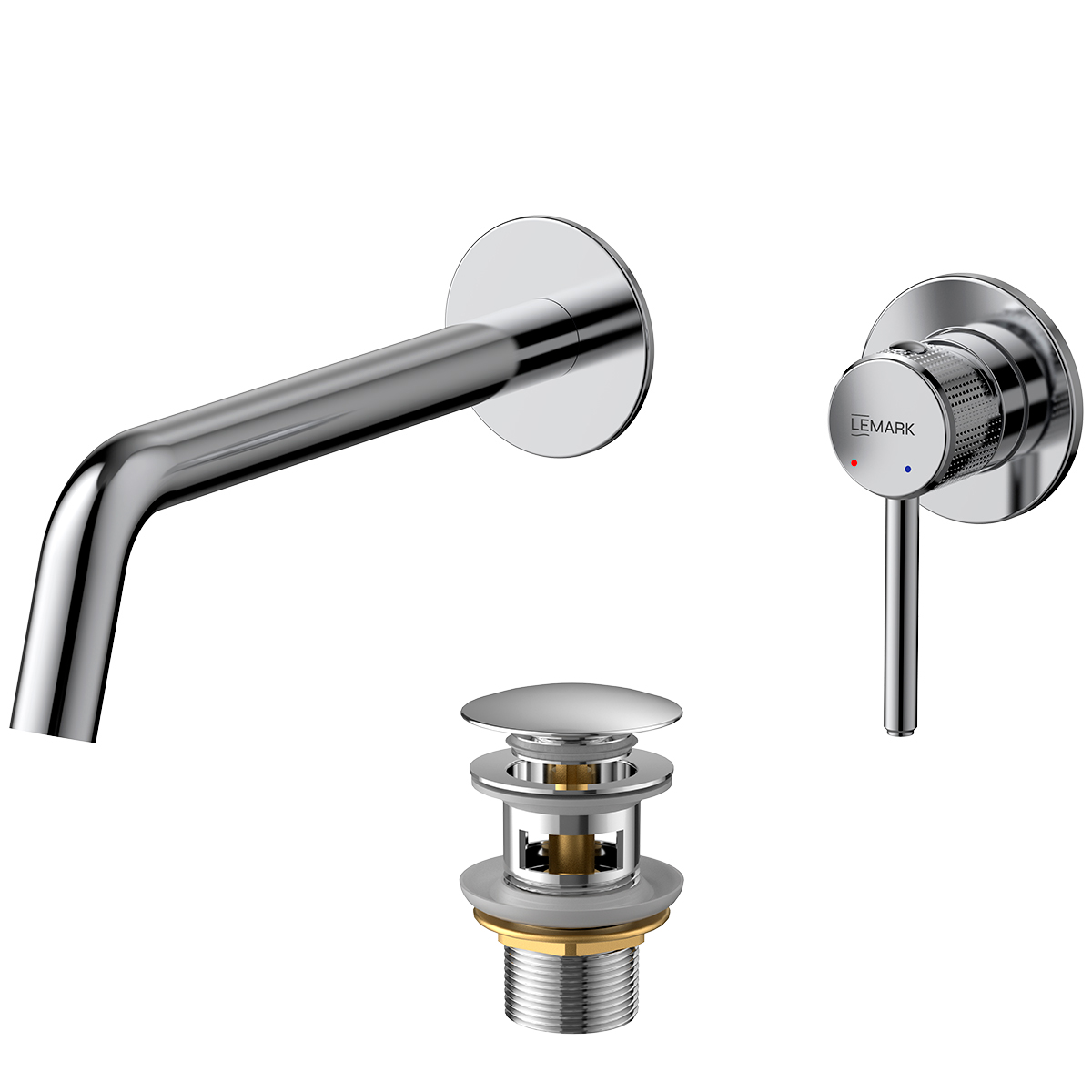 Смеситель Lemark Beluga для раковины встраиваемый (LMF-8033B-C) - фото 1