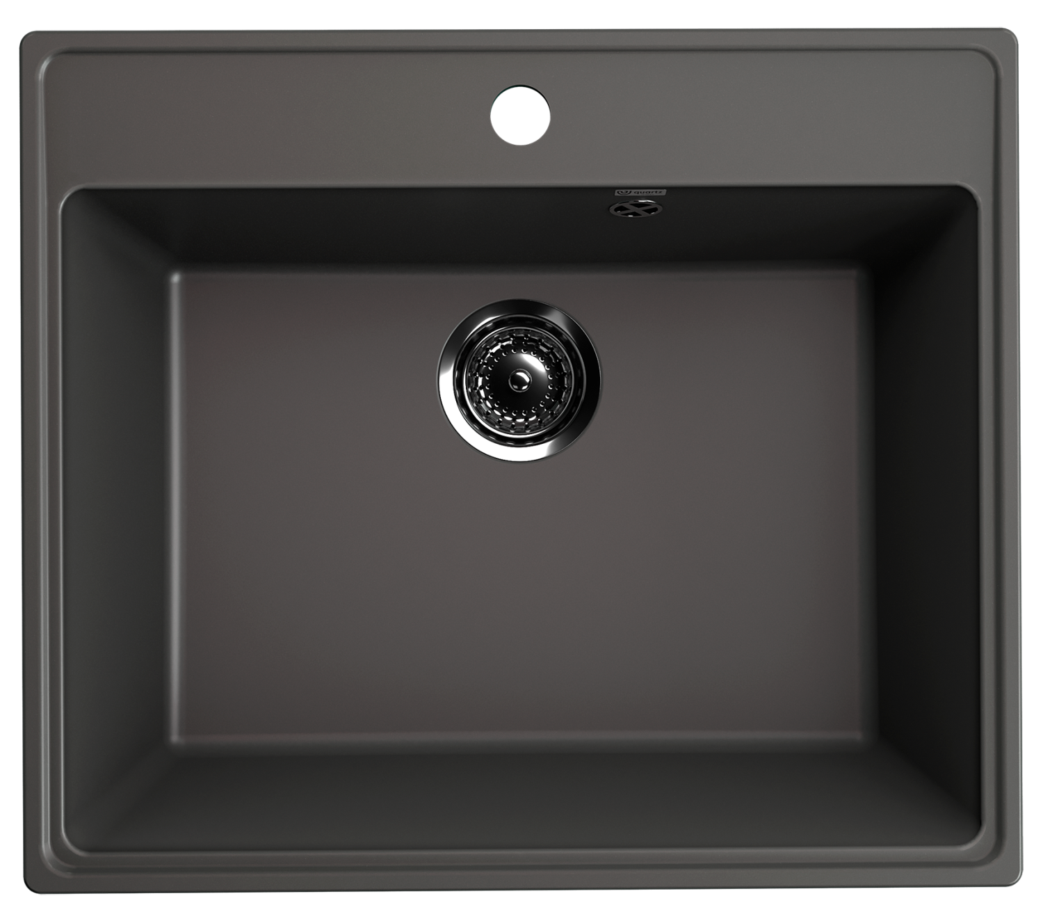 Мойка ULGRAN Quartz асфальт (Forte 580-09) - фото 1