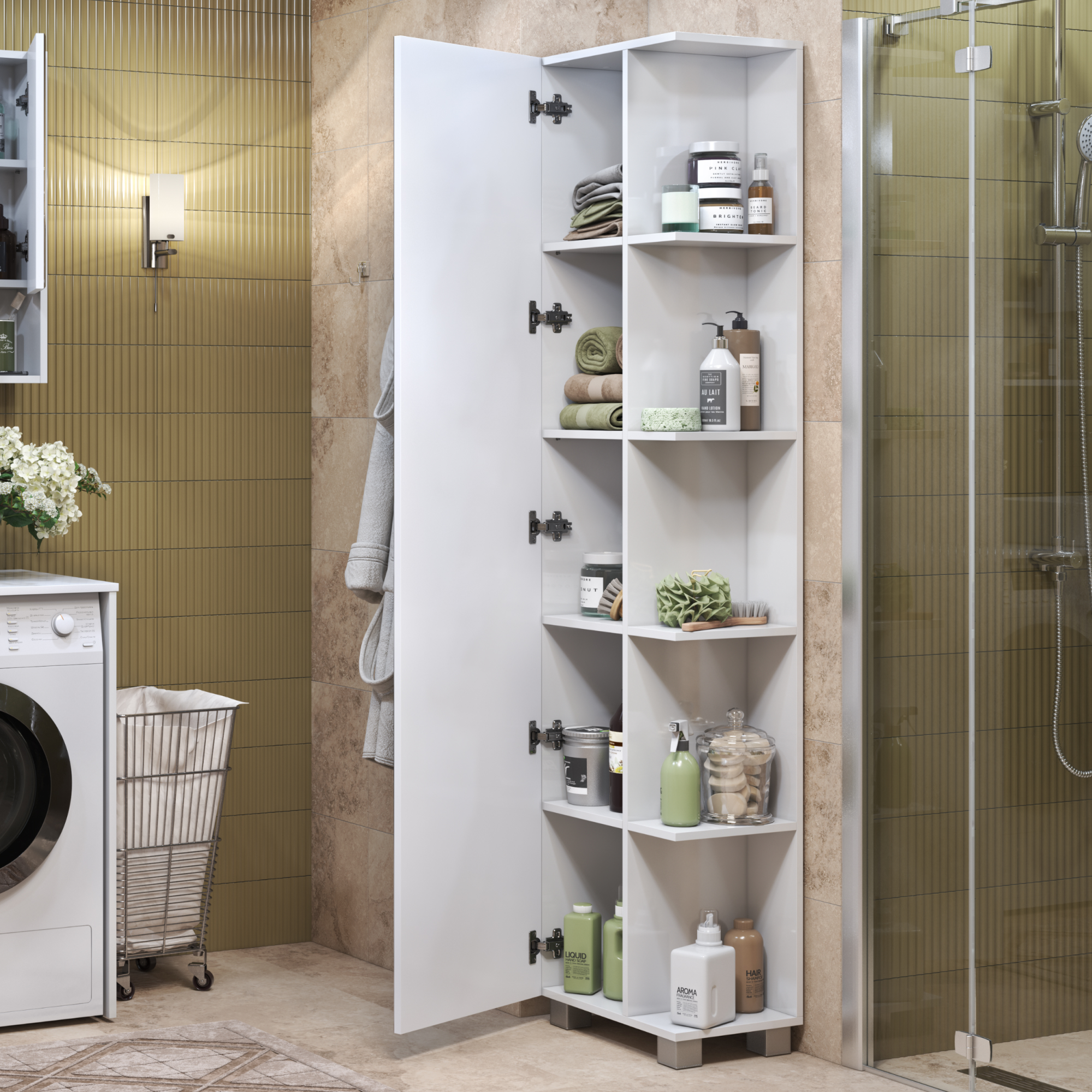 Шкаф VIGO комбинированный Urban 450 с зеркалом (pn.URB.45) Шкаф VIGO комбинированный Urban 450 с зеркалом (pn.URB.45) - фото 3