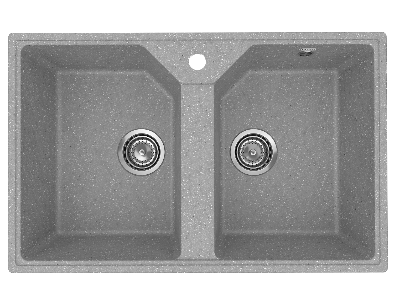 Мойка Practik светло-серый (PR-M 770-003) - фото 1