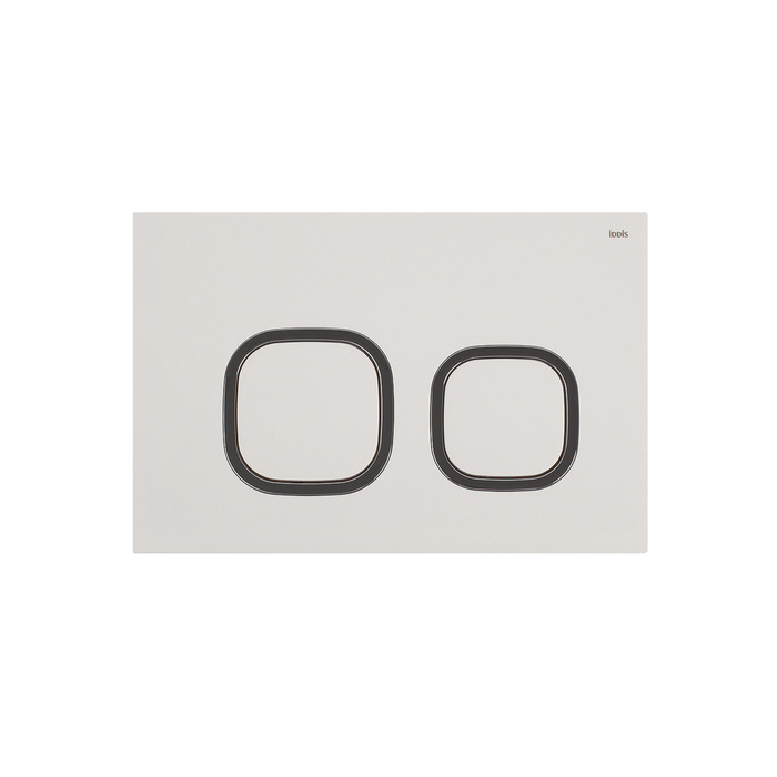 Клавиша смыва IDDIS Unifix универсальная, матовый белый 004 (UNIS4MWi77) - фото 1