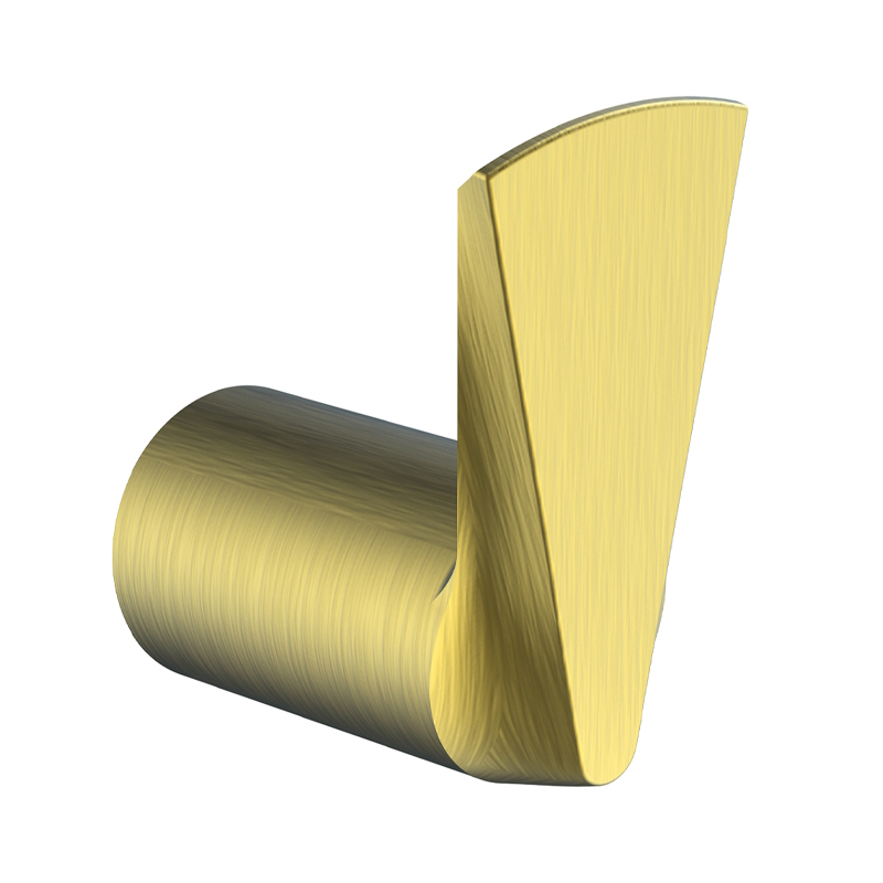 Крючок для полотенец Raglo одинарный, сатин золотой (R307.05.03) - фото 1