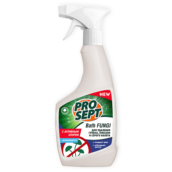 Средство для удаления плесени с дезинфицирующим эффектом PROSEPT Bath Fungi 0,5л (112-0) Средство для удаления плесени с дезинфицирующим эффектом PROSEPT Bath Fungi 0,5л (112-0)