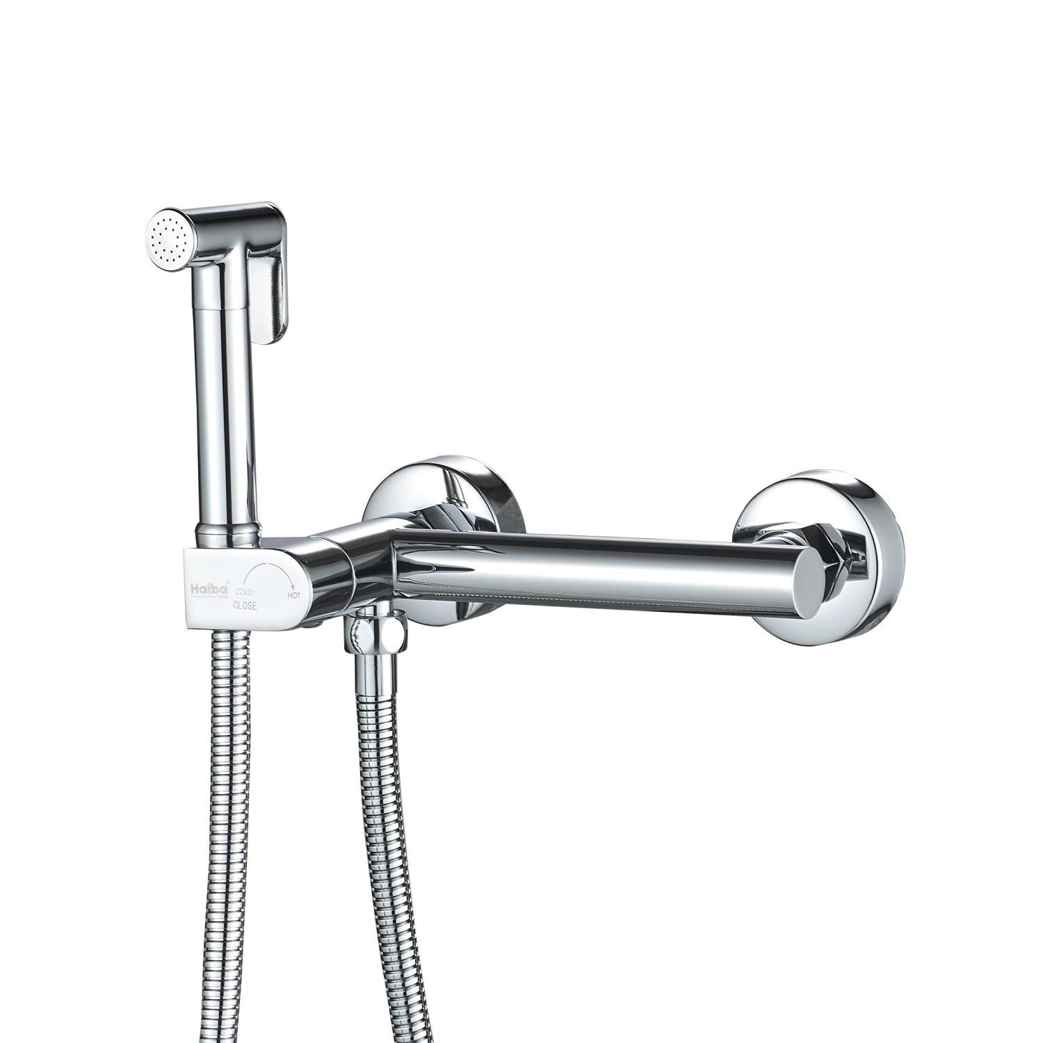 Гигиенический душ со смесителем Haiba хром (HB5514) - фото 1