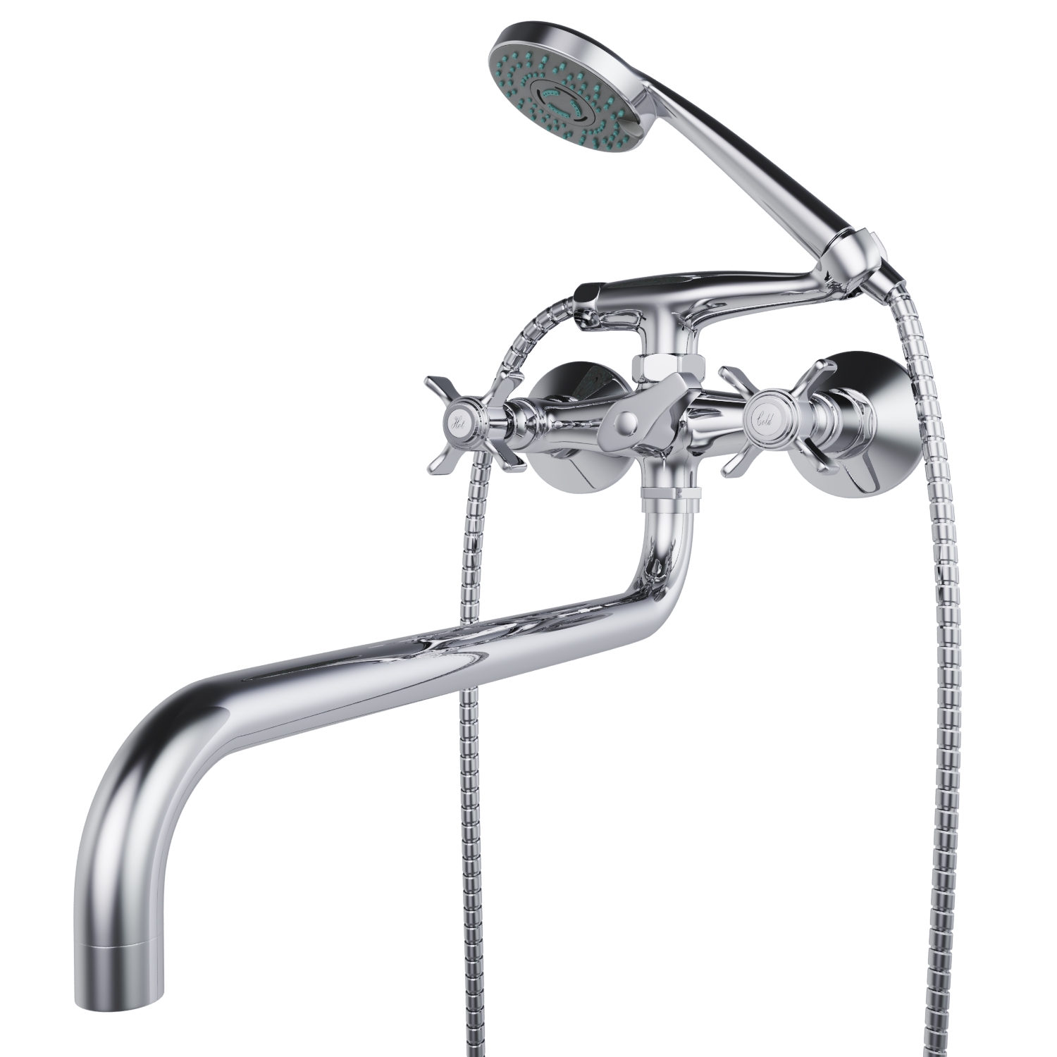 Смеситель для ванны и раковины 1/2 кер. MIXLINE ML30-021 "Classic" (550782)