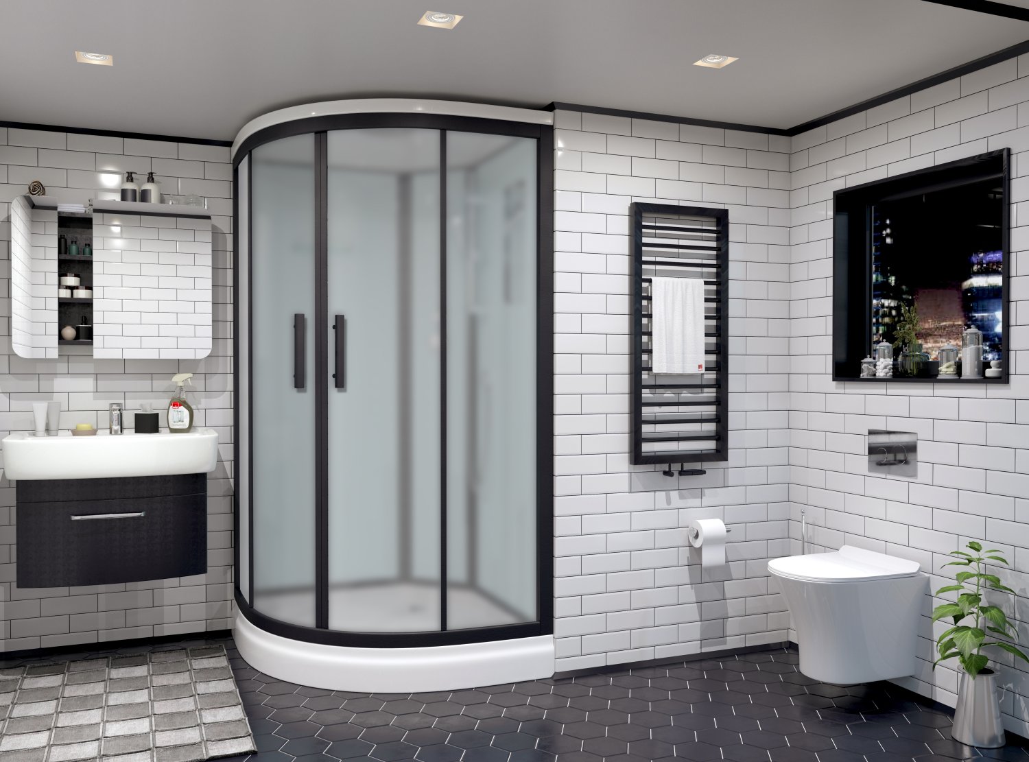 Душевая кабина Timo Standart 90*90*220 (T-6609BF) - фото 2